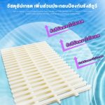 🔥อัพเกรดใหม่🔥ตะแกรงน้ำล้น กันลื่น ท่อสระว่ายน้ำ เกรตติง Swimming Pool Gutter Gratingขนาด 15/20/25/30ซม ABS ตะแกรงน้ำ สีค - Image 6